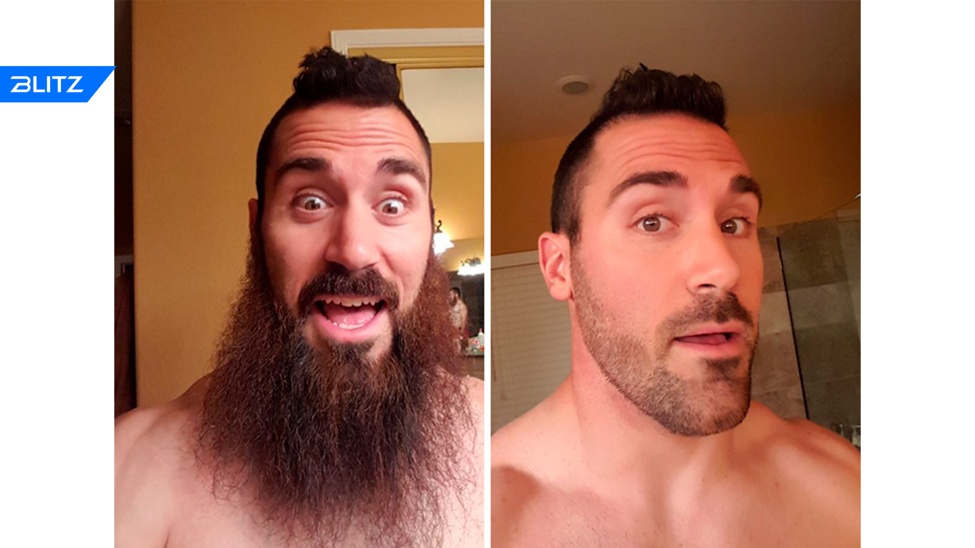 Зачем мужчинам брить. Мужчина до и после бритья. До и после бритья бороды. Борода до и после. Усы до и после.